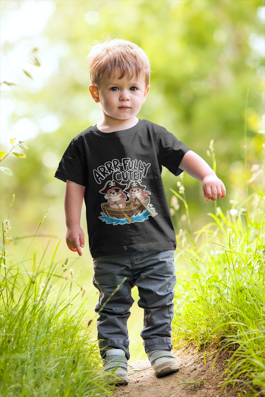 Arrfully’ Cute Pirate Otter Toddler T-Shirt – Adorable & Fun Print for Otter Lovers || Urban Dasher T-Shirt